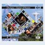 CD-Cover: Wolf Kerschek feat. Daniele Mercura & NDR Bigband "Olympics - Games of Passion" © Phina Music GmbH 