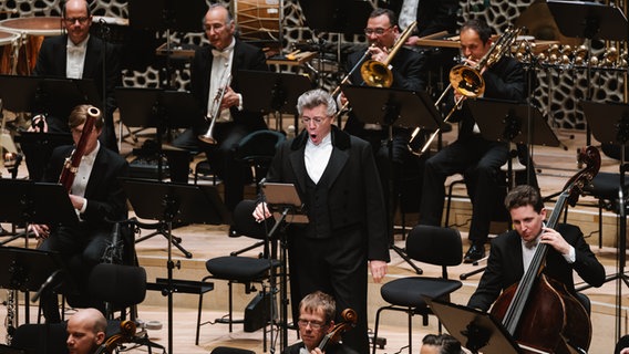 Bariton Thomas Hampson mit dem NDR Elbphilharmonie Orchester. © Daniel Dittus Foto: Daniel Dittus