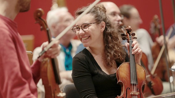 Eriona Jaho, Violine © NDR / Micha Neugebauer Foto: Micha Neugebauer