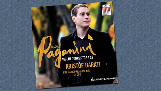 CD-Cover: Niccolò Paganini Violinkonzerte © Berlin Classics 