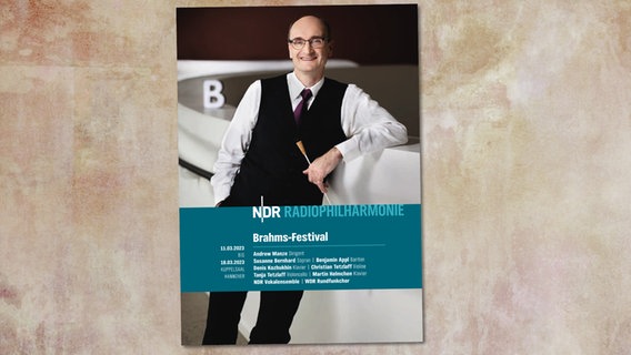 Cover zum Programmheft des Brahms-Festivals © NDR 