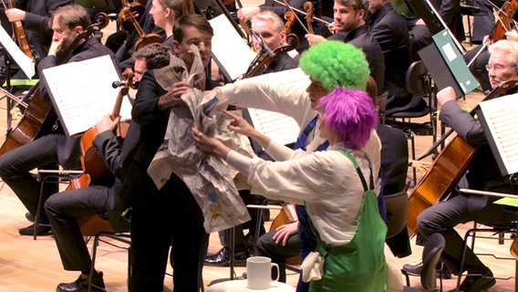 NDR Familienkonzert "Schosta & Kowitsch" in der Elbphilharmonie © NDR Foto: Markus Krüger