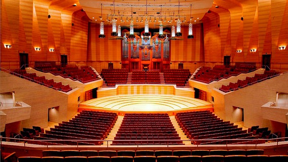 Blick in den Konzertsaal der Suntory Hall in Tokio © Suntory Hall 