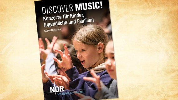 Titelblatt des Jahresbroschüre 2023/2024 des "Discover Music!"-Angebots in Hamburg © NDR 