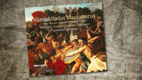 CD-Hülle: NDR Chor und FestspielOrchester Göttingen - "Judas Maccabaeus". © ACCENT 
