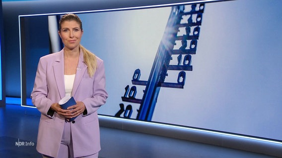 Bibiana Barth moderiert NDR Info © Screenshot 