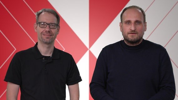 Jörg Naroska und Daniel Kaiser im Studio © NDR 