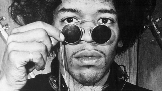 Jimi Hendrix, Gitarrist und Sänger © dpa-Bildfunk 