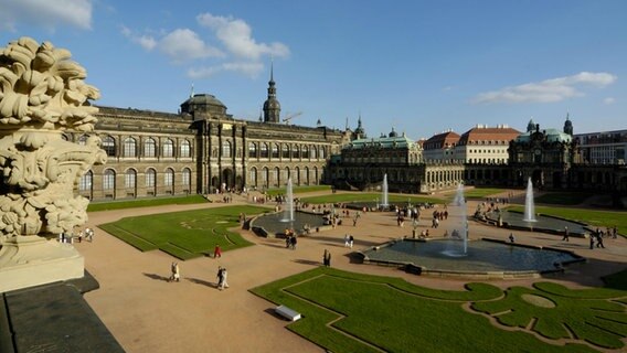 Zwinger und Sempergalerie in Dresden. © picture alliance / imageBROKER Foto: Ernst Wrba
