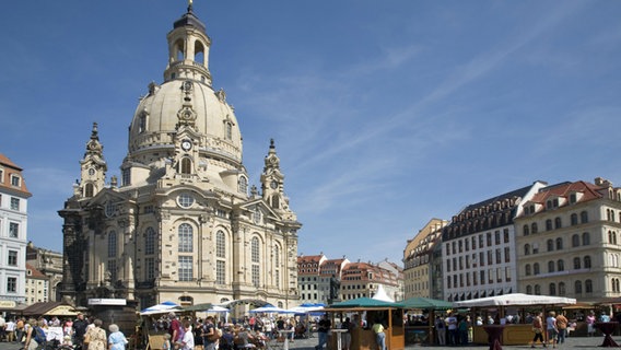 Die Frauenkirche in Dresden. © picture alliance / imageBROKER Foto: Julie Woodhouse