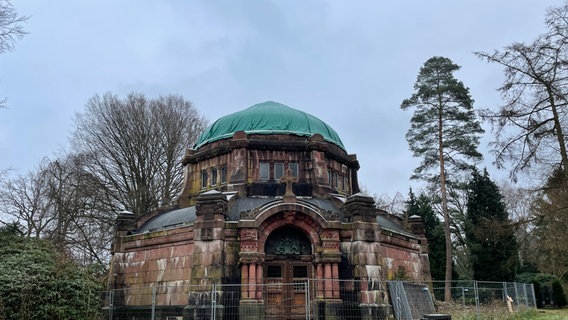 Das Schröder Mausoleum auf dem Ohlsdorfer Friedhof © NDR Foto: Danny Marques