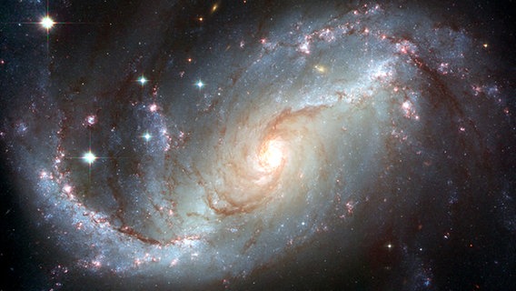 Aufnahme einer Galaxie. © picture-alliance / dpa 