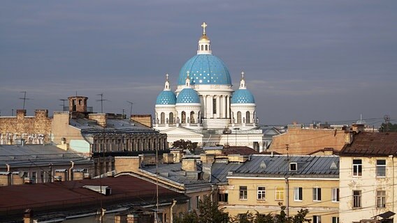Die Dreifaltigkeitskathedrale in St. Petersburg. © dpa/picture alliance Foto: Hans Ringhofer