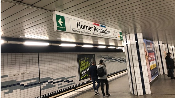 U-Bahn Horner Rennbahn © NDR Foto: Alexander Heinz
