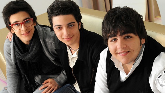 Die Band Il Volo. © picture alliance / ZB Foto: Britta Pedersen