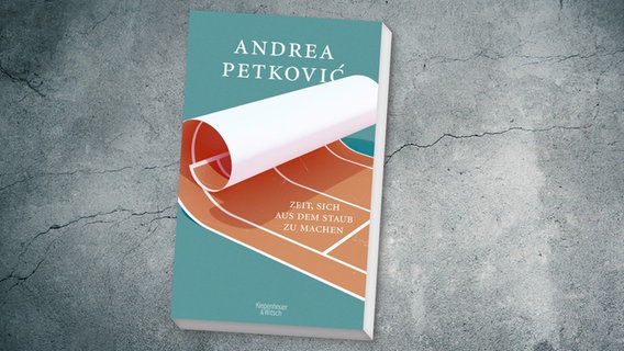 Buchcover: „Zeit, sich aus dem Staub zu machen“ von Andrea Petkovic © Kiepenheuer und Witsch Foto: Kiepenheuer und Witsch