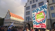 Demonstration in Rostock für Israel © NDR 