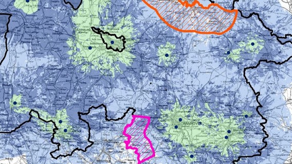 Die DVB-T2 HD Versorgung in Niedersachsen NDR  