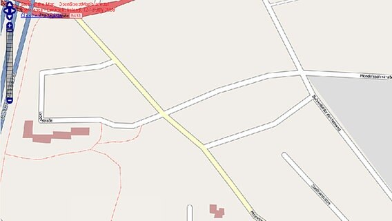 Ausschnitt der Bahrenfelder Karte vor der Mappingtour. © Open Street Map, http://creativecommons.org/licenses/by-sa/2.0/ 