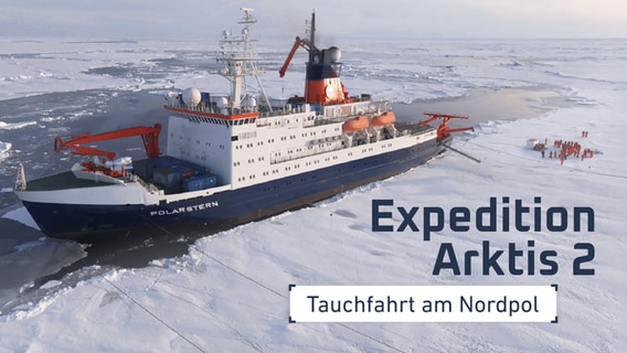 Das Forschungsschiff "Polarstern" am Nordpol. © NDR/UFA Documentary Foto: NDR/UFA Documentary