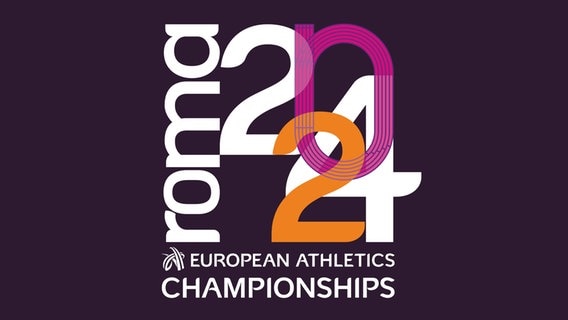 Das Logo der Leichtathletik-EM 2024 in Rom. © NDR/Euro Rome 2024 Foundation Foto: Euro Rome 2024 Foundation