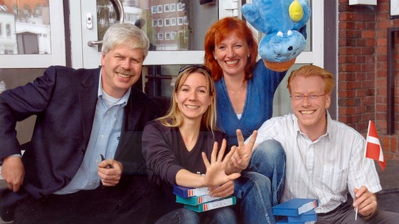 Werner Junge, Maren Grünwald, Karin Henningsen und Jan Gömer  