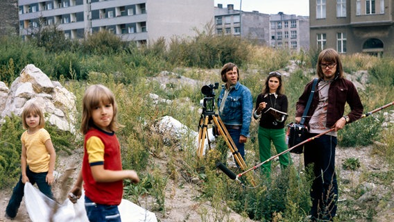 1972 Dreharbeiten für die Sesamstraße © NDR 