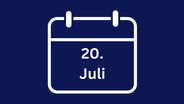 Grafik Kalender mit Datum Juli. © NDR 