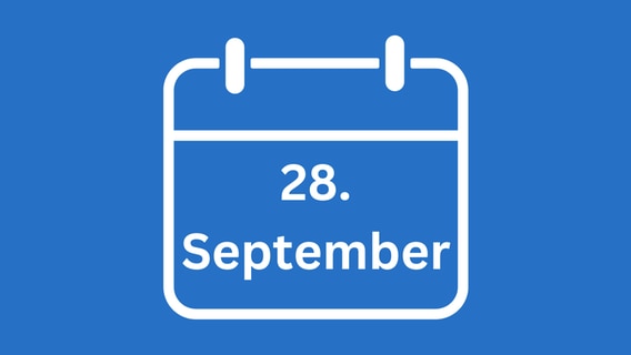 Grafik Kalender mit Datum September. © NDR 