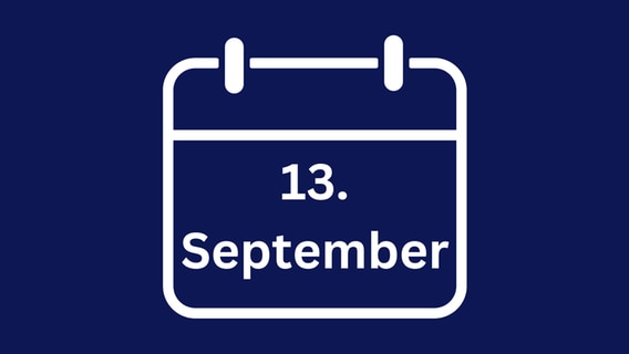 Grafik Kalender mit Datum September. © NDR 