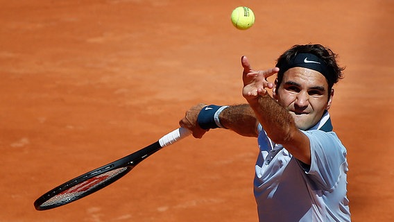 Tennisspieler Roger Federer © dpa bildfunk Foto: Axel Heimken
