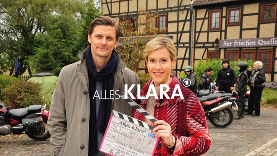 Logo der Sendung Alles Klara mit Wolke Hegenbarth und Marc Oliver Schulze © ARD/Hardy Spitz 