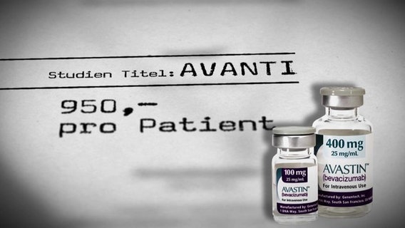Grafik zur Anwendungsbeobachtung Avanti zum Medikament Avastin.  