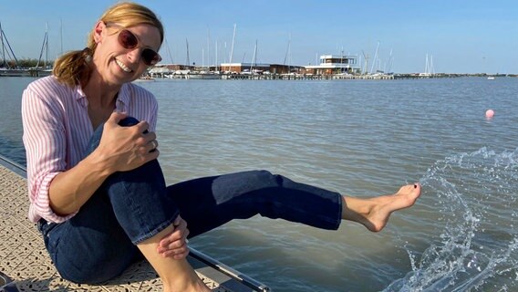 Isabella Stirm am Neusiedlersee. © HR 