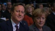 David Cameron und Angela Merkel.  