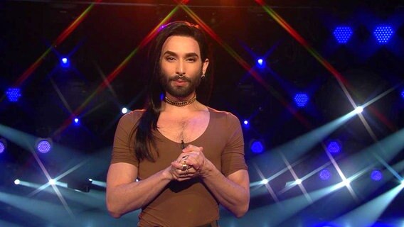 Conchita im Studio  