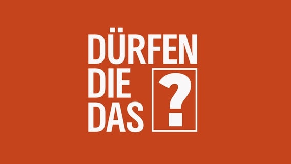 Schrift Logo der Sendereihe Dürfen Die Das ? © NDR 