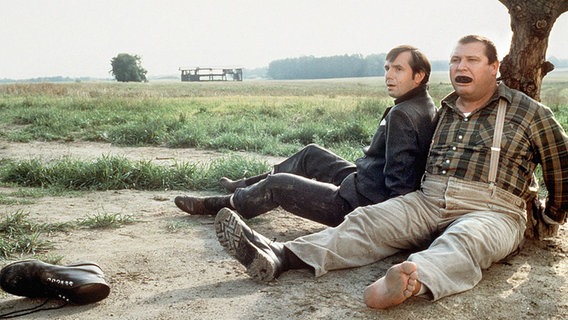 Joachim Król als Kipp (links) und Horst Krause als Most © NDR/WDR/Delphi-Filmverleih 