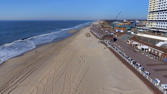 Westerland: Strandpromenade Richtung Norden. © NDR/Studio Sylt/Georg Heimberger 