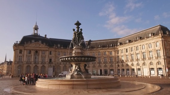 Blick auf das Palais de la Bourse in Bordeaux. © NDR/HR 