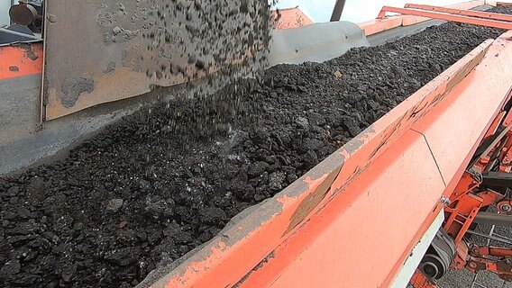 Recycling von Asphalt: Aus alten Straßen kann wieder neuer Asphalt gemacht werden. © NDR/FILMBLICK Hannover 