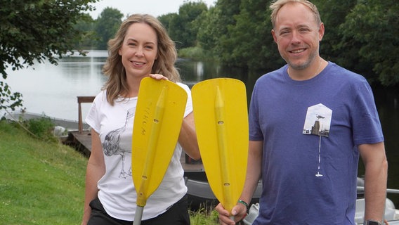 Nina Zimmermann und Christian Haacke. © NDR/dmfilm/Florian Kruck 