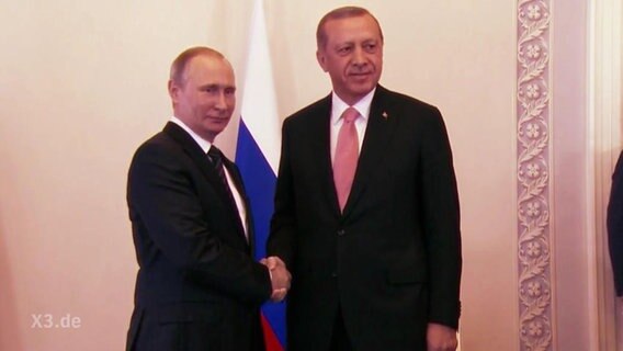 Recep Erdogan und Vladimir Putin  