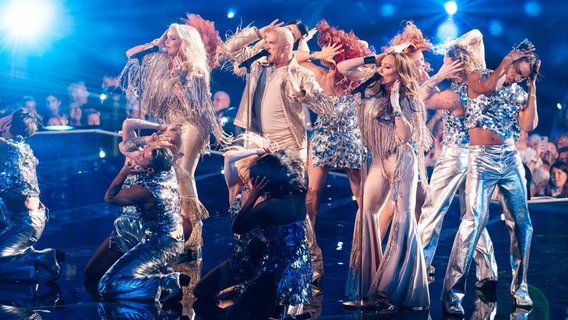 Die schwedische Pop-Gruppe Alcazar kommt fürs Finale des 68. Eurovision Song Contest in Malmö wieder zusammen. © EBU/Sarah Louise Bennett 