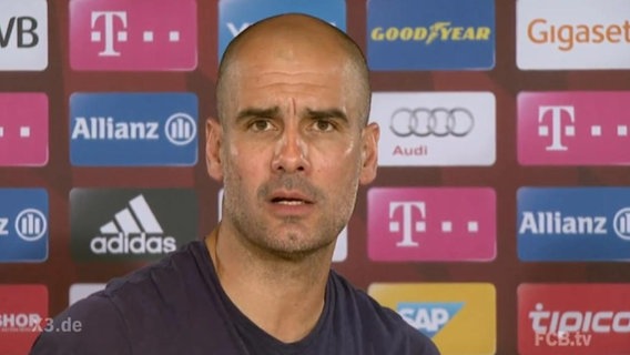 Bayern-Trainer Josep Guardiola.  