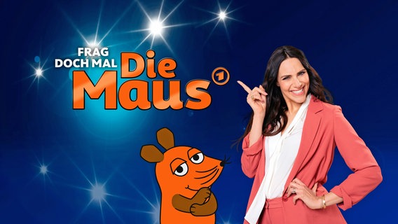 Moderatorin Esther Sedlaczek präsentiert eine neue Ausgabe von "Frag doch mal die Maus". © WDR/Ben Knabe 