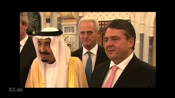 Sigmar Gabriel zu Besuch in Arabien.  