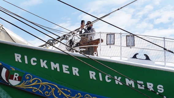 Das Museumsschiff "Rickmer Rickmers". © Imago Foto: IMAGO / Martin Wagner