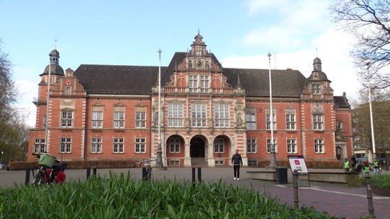 Das Harburger Rathaus. © Screenshot 