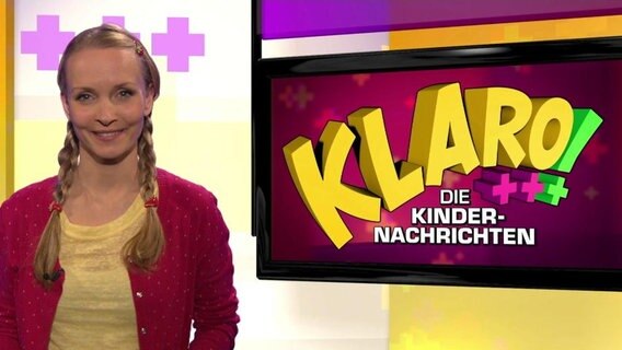 Klaro Karo, Moderatorin der Extra 3 Kindernachrichten.  